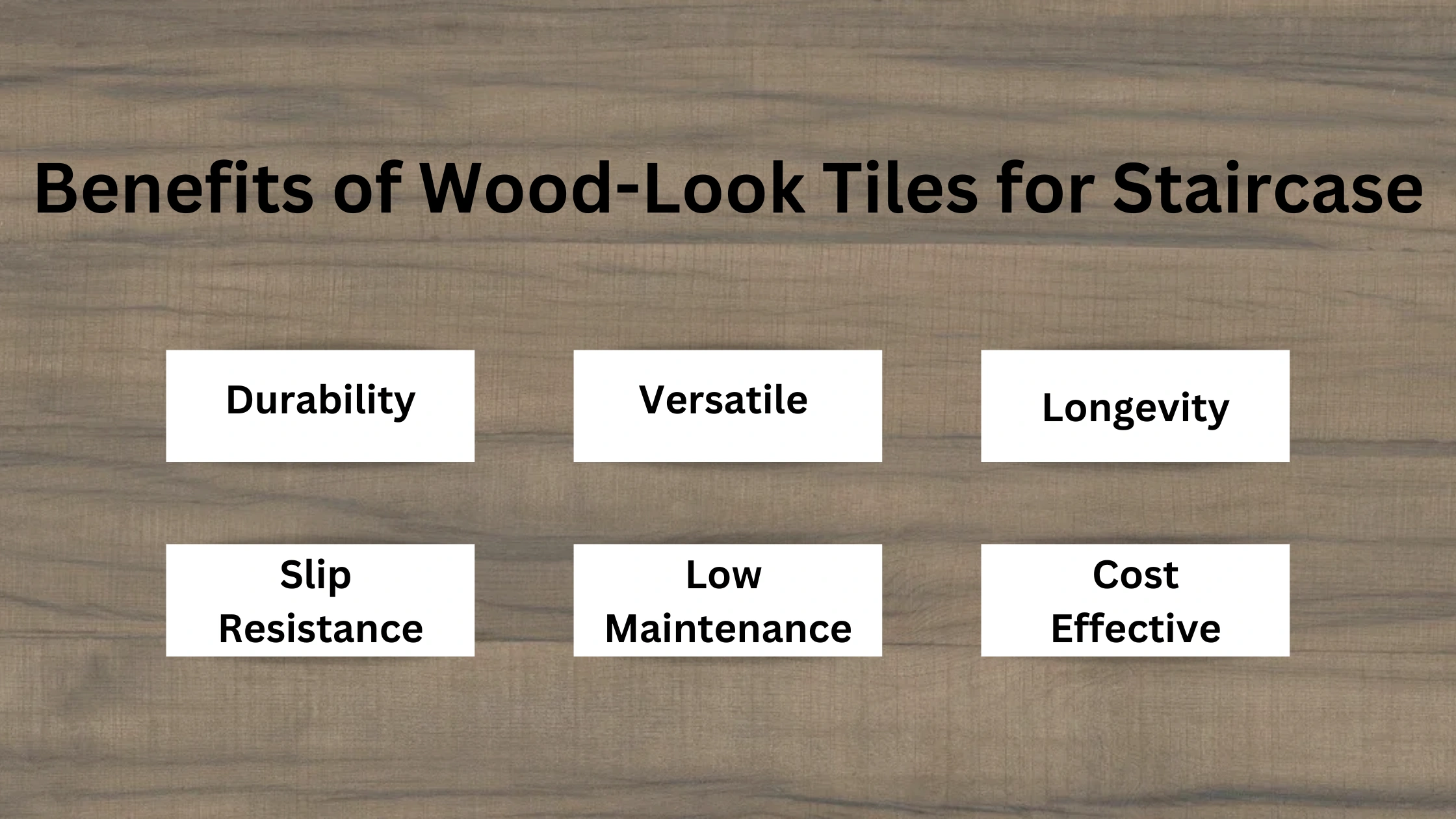 benefits of wood look tiles 