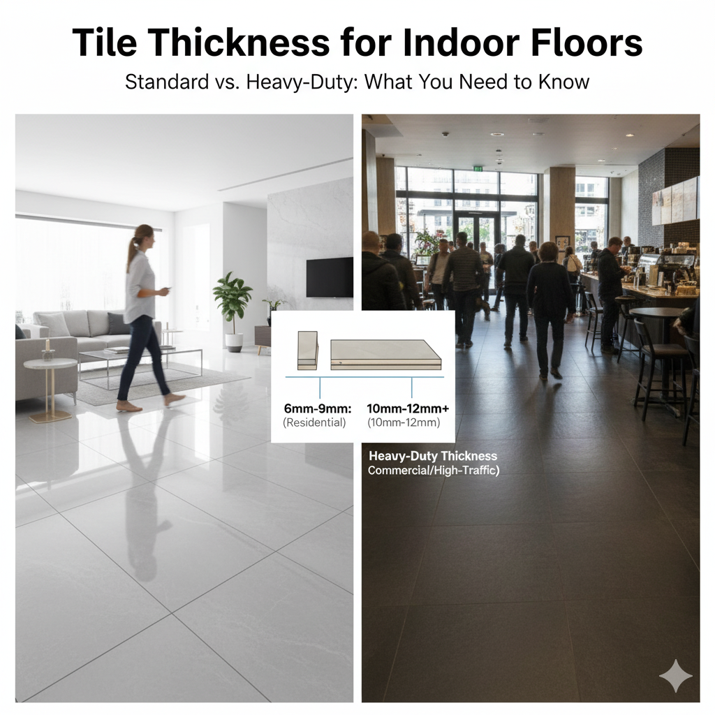 Standard Tile Thickness for Indoor Floors