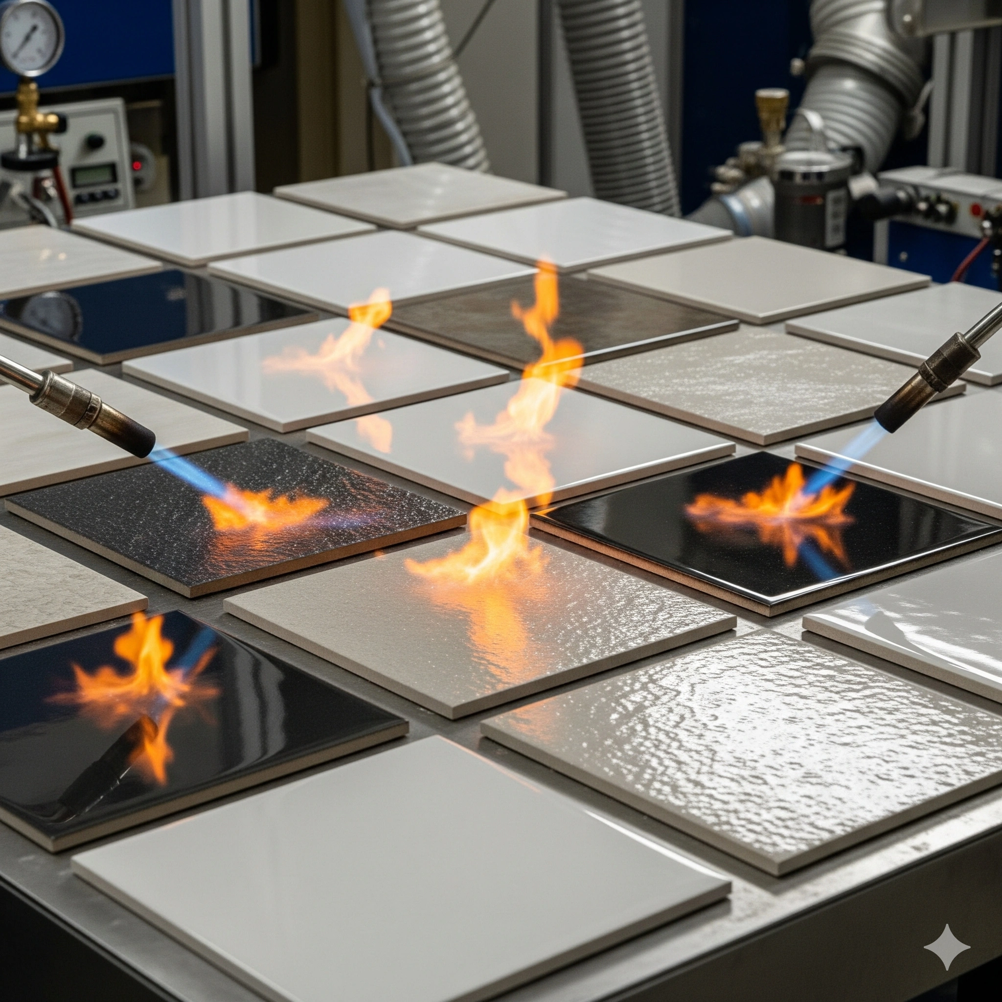 Porcelain Tiles Resist Heat