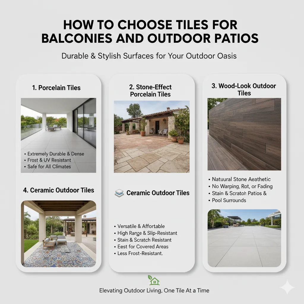 How to Choose Tiles for Balconies and Outdoor Patios