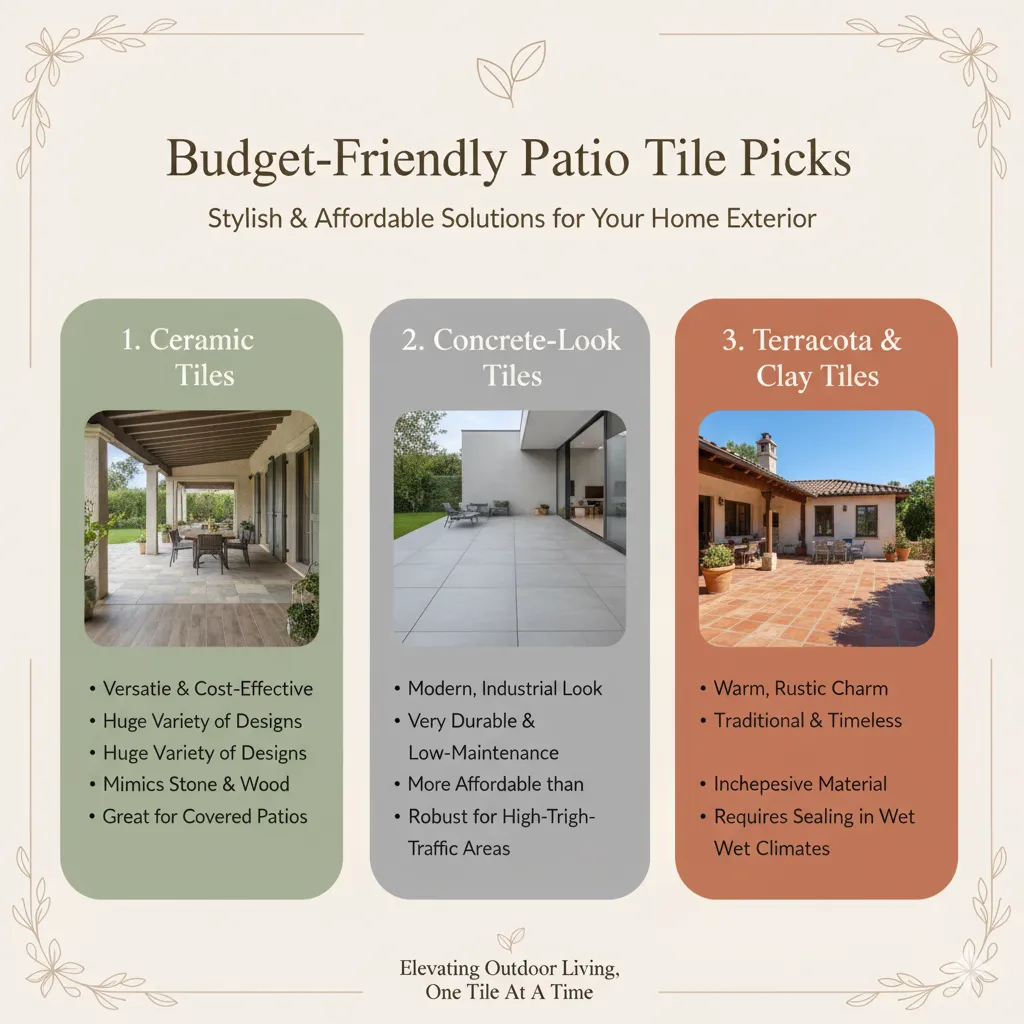 Budget-Friendly Patio Tile Picks