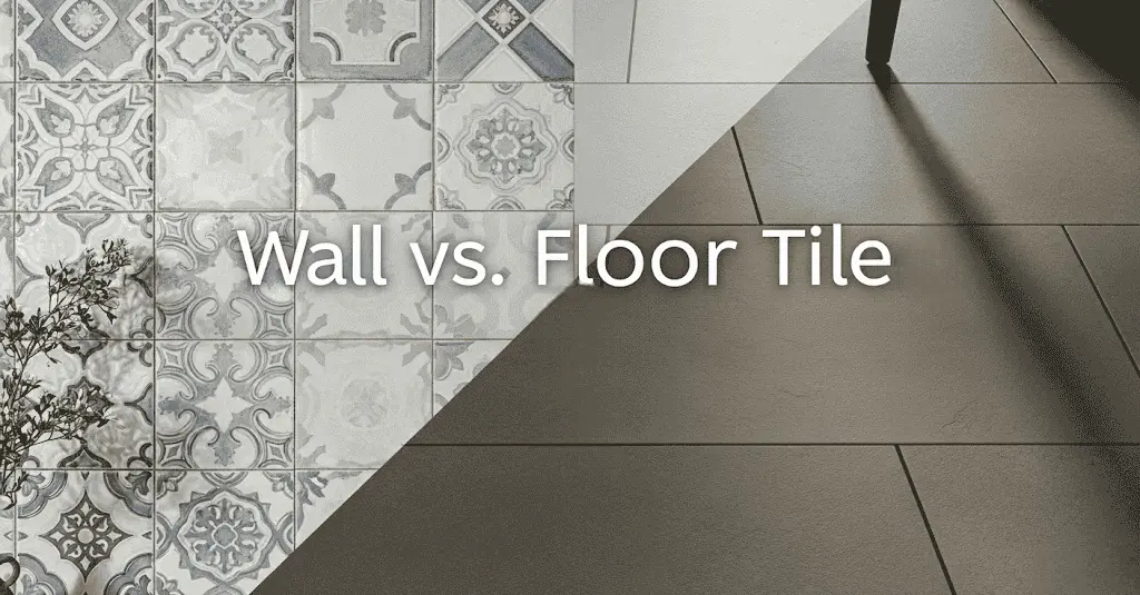 Floor Tiles vs Wall Tiles: Key Differences You Must Know
