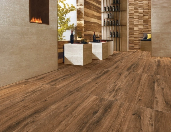 Wood Finish Glazed Porcelain Tiles