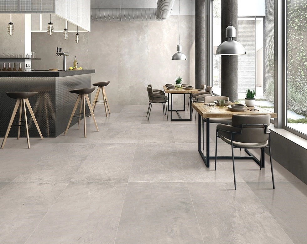 Concrete Texture Glazed Porcelain Tiles
