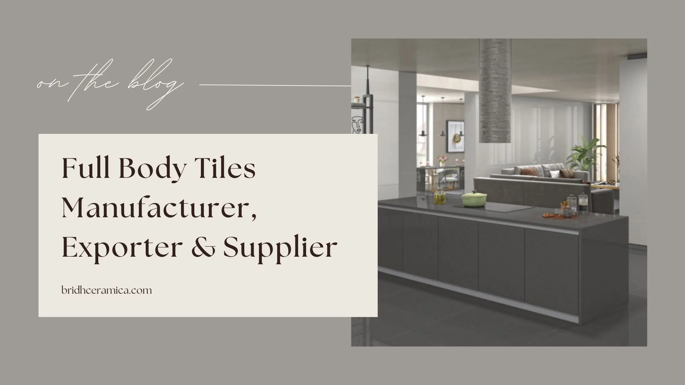 Full Body Tiles Manufacturer, Exporter & Supplier