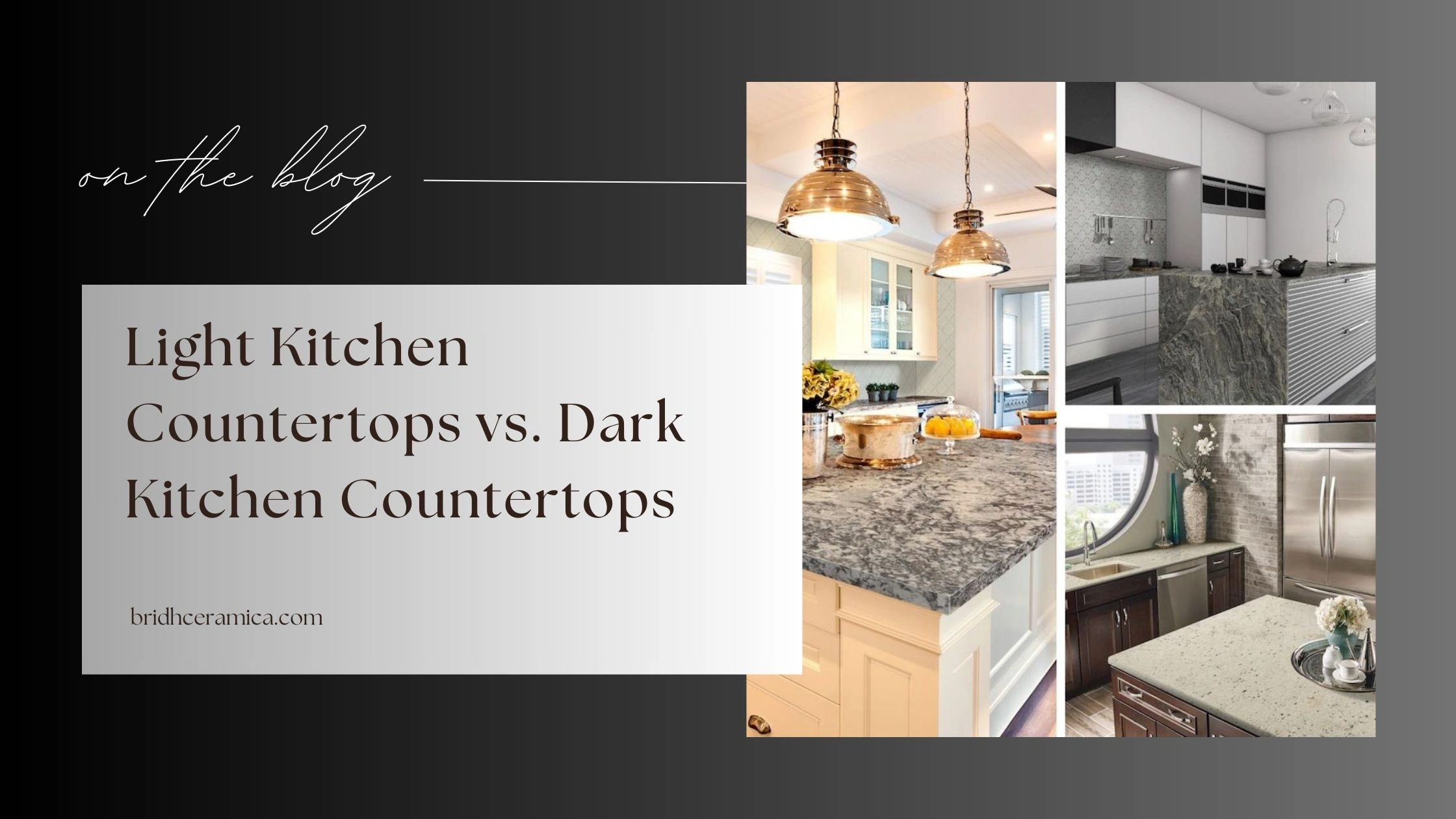 Light Kitchen Countertops vs. Dark Kitchen Countertops