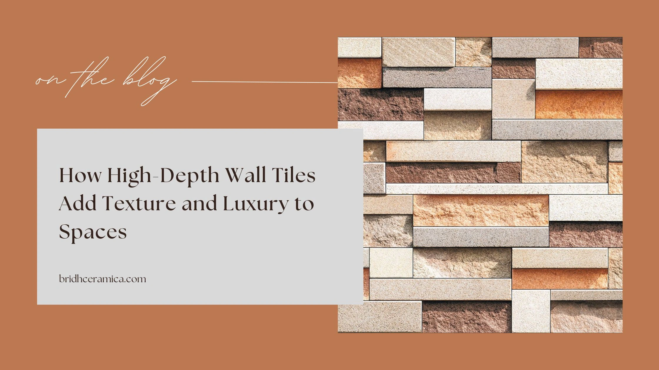 How High-Depth Wall Tiles Add Texture and Luxury to Spaces