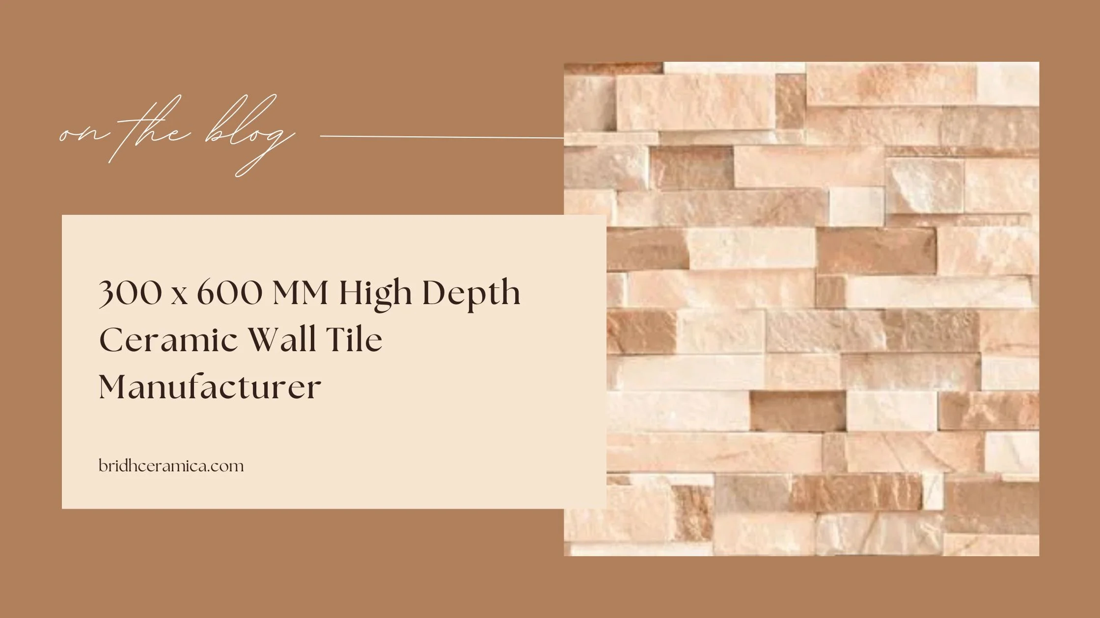 300 x 600 MM High Depth Ceramic Wall Tile Manufacturer