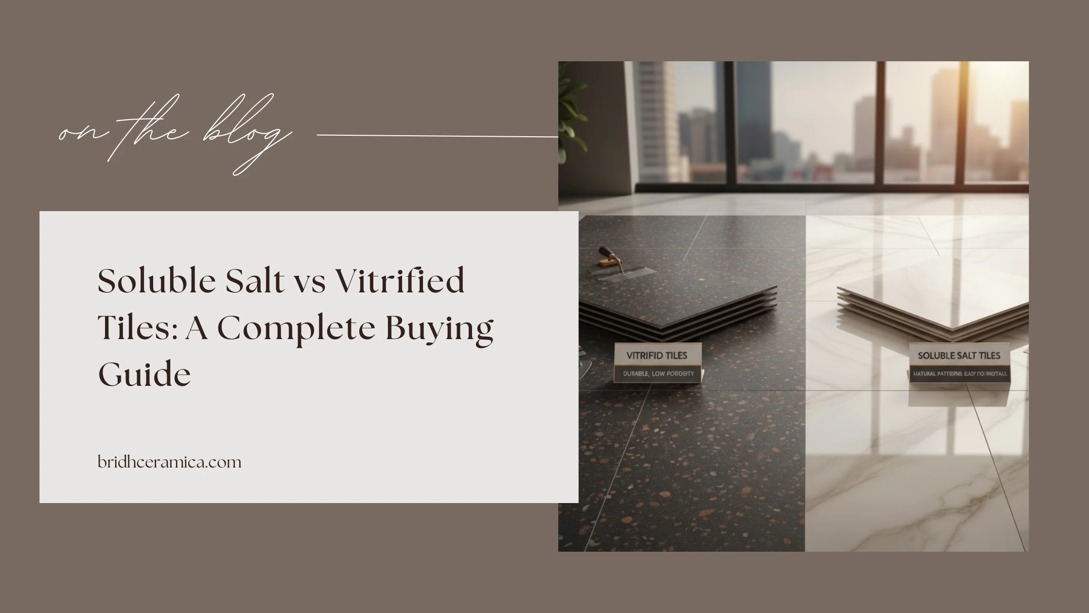 Soluble Salt vs Vitrified Tiles: A Complete Buying Guide